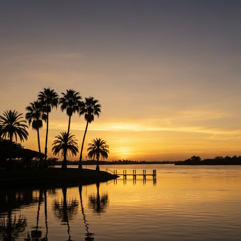 Vista panoramica del Rio Uruguay en Entre Rios